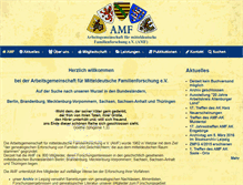 Tablet Screenshot of amf-verein.de